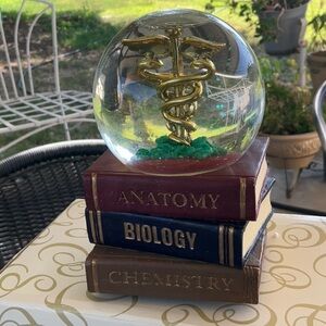 Vtg 1995 San Francisco Music Company MD Doctor Snow Globe Music Box